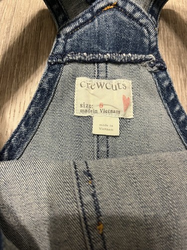 Girl’s Crewcuts Bib Overalls- Size 5- Pre-owned - Picture 3 of 5