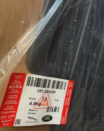 Nuovo Originale Range Rover L405 13> Gomma Spazio di Carico Stivali Fodera Vassoio Tappetino NON PHEV - Foto 2 di 2