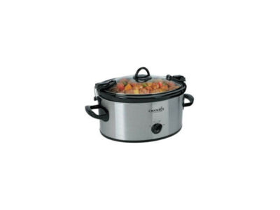 Crock-Pot 4 quarts Cook & Carry 6-Quart Oval Portable Manual Slow Cooker -...