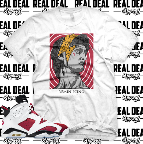 Shoe Shirts Air Jordan 6 Carmine Match 