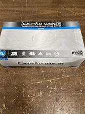 Lot Of 20 Magid Comfort Flex Powered Free Disposable Nitrile Gloves XL 100 Pack