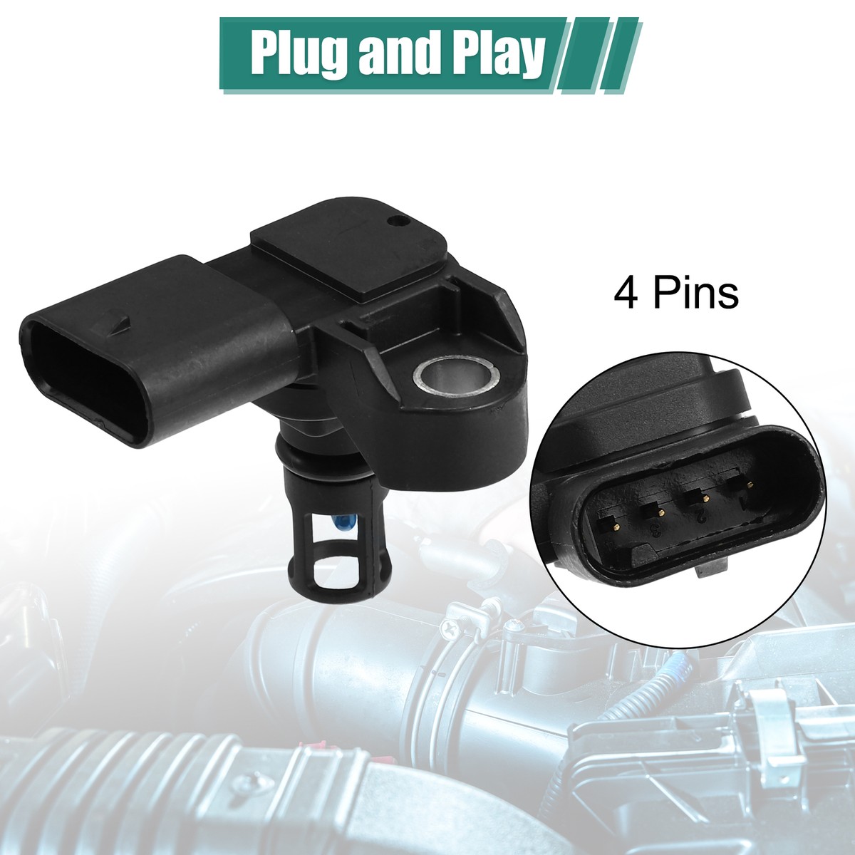 Packung mit 1 Stück für Buick 12681993 Ansaugkrümmer Drucksensor 