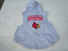 LOUISVILLE CARDINALS  DOG/Pet BASIC HOODIE SHIRT by SPARO size XLarge  NWT  gray