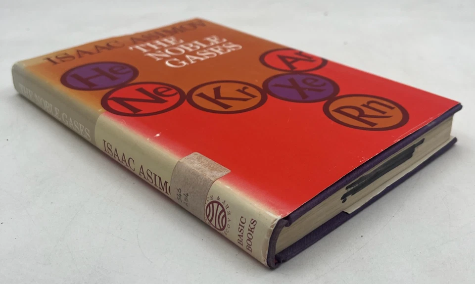 The Noble Gases Isaac Asimov 1966 Basic Books  1st Edition 2nd Print HC/DJ Foto 3 de 4