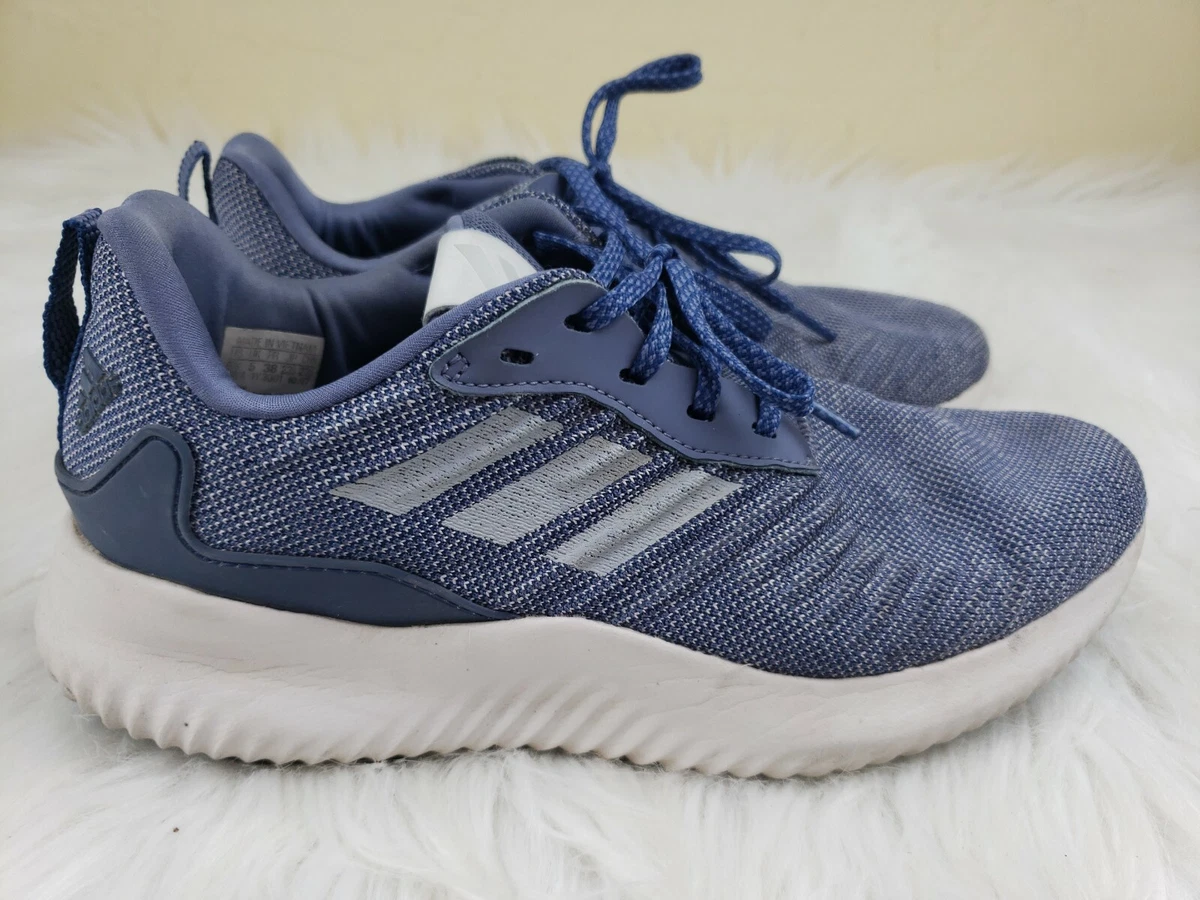 Womens Size 6.5m Adidas Alpha Bounce Blue Athletic Shoes eBay