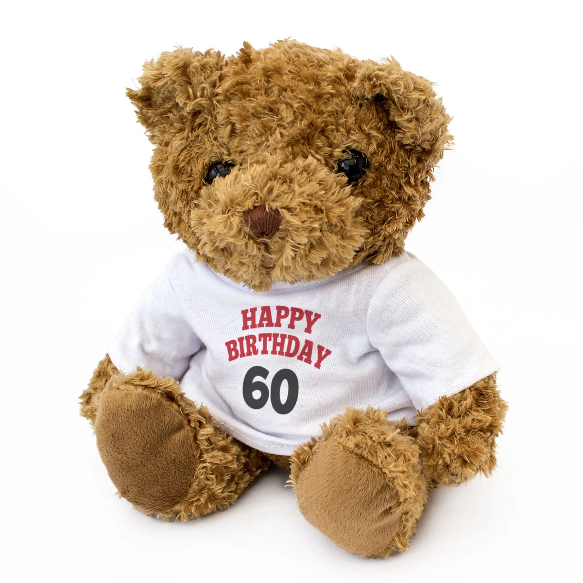 NEW HAPPY BIRTHDAY 60 Teddy Bear Cute And Cuddly 60th Gift