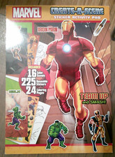NEW JUMBO MARVEL Create a scene sticker activity pad 225 reusable stickers 10x14