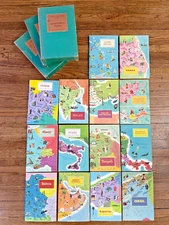 AMERICAN GEOGRAPHICAL SOCIETY 14 Books 3 Slipcases AROUND THE WORLD PROGRAM