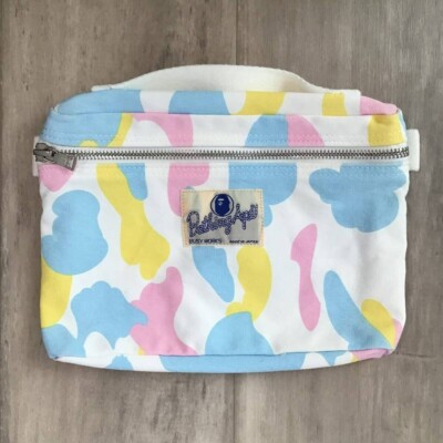 Vintage BAPE Multi camo pouch cotton candy camo NIGO A