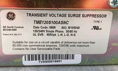 GE Soppressore di sovratensione di tensione transitoria TME120S100ASNC - Foto 1 di 7