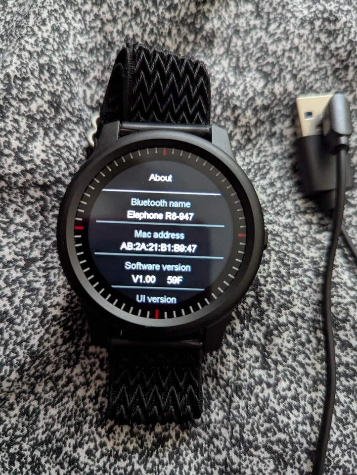 Reloj inteligente Elephone R8 negro Foto 2 de 3