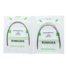 5-200 Packs Dental Orthodontic Stainless Steel Arch Wire Round Ovoid All sizes