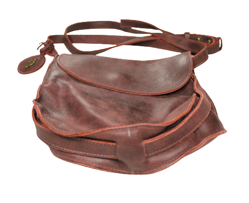 Roots Canada Shoulder Bag Crossbody Vintage Leather Red Ochre