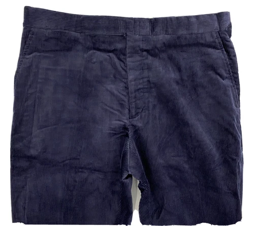 Ralph Lauren Purple Label Blue Cotton Corduroy Pants Size 34 Made in Italy