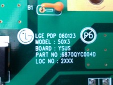 LG Original 50X3Y Board 6870QYC004C 6871QYH039A 6871QYH039B 6870QYC004D
