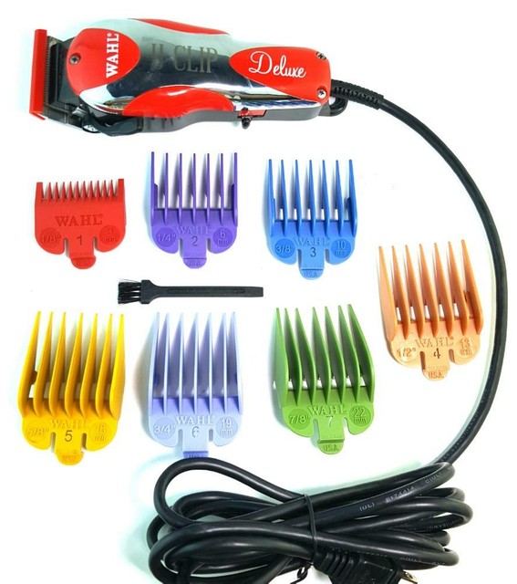 wahl deluxe u clip pro home pet grooming kit