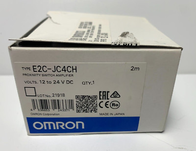NEW! OMRON E2C-JC4CH Proximity Switch Amplifier 12-24VDC