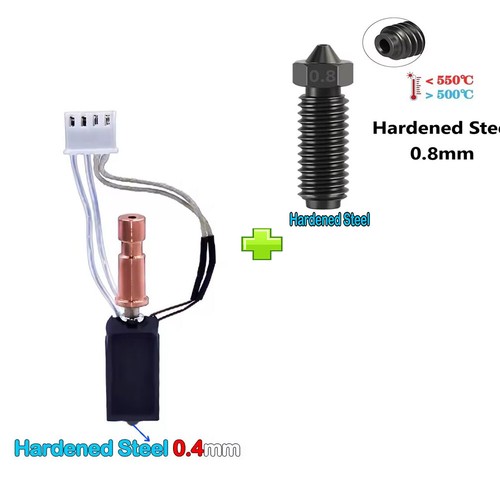 Kit d'extrémité chaude pour Anycubic Kobra S1/S1 Combo buse en acier durci pièce d'imprimante 3D - Photo 30/32