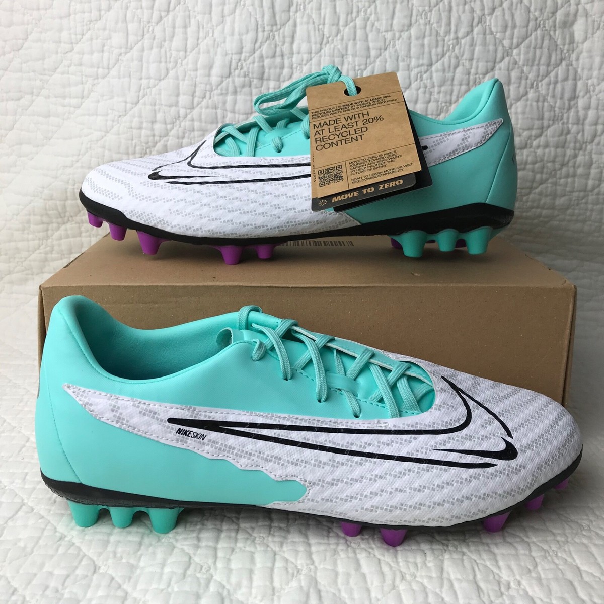 Nike Phantom GX Academy AG Soccer Cleats Men's SZ 9.5 Hyper