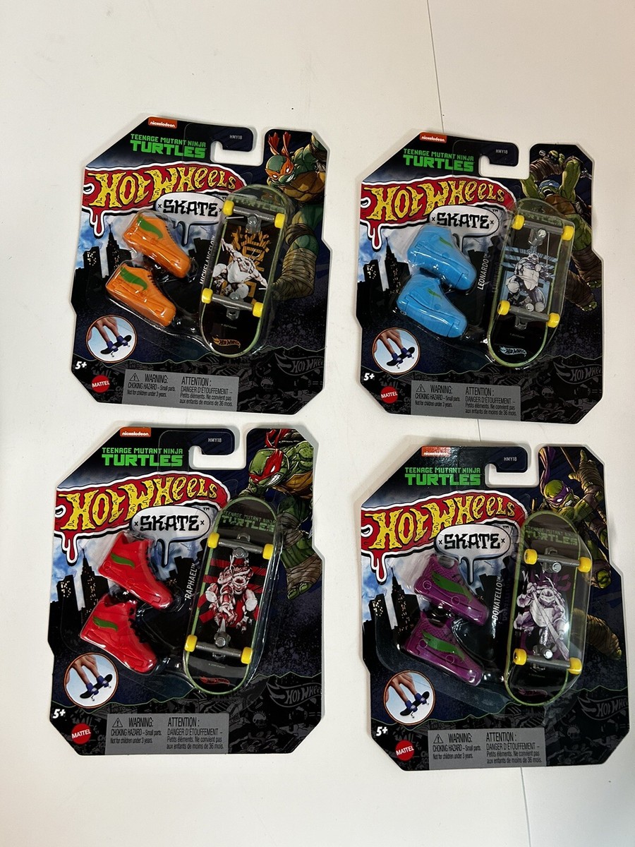 2024 Hot Wheels Skate Teenage Mutant Ninja Turtles TMNT SET OF 4 