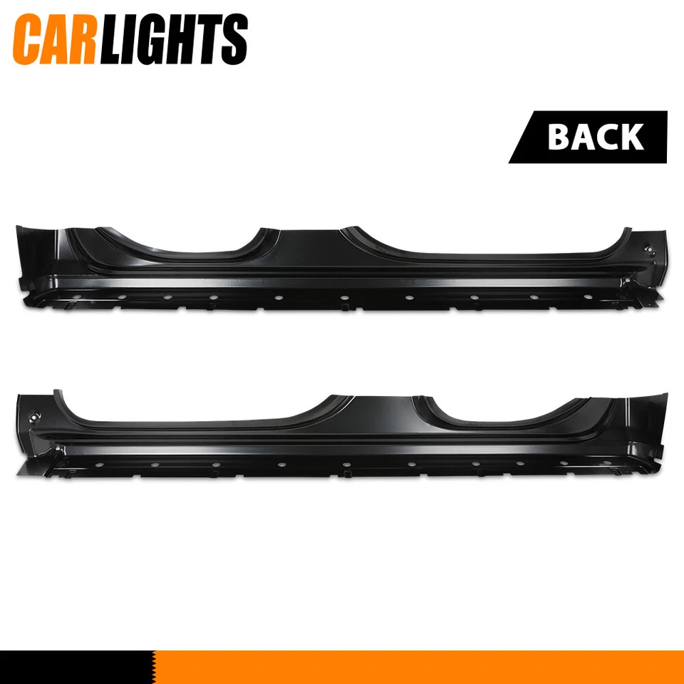 Fit For Chevy 14-18 GMC Pickup Silverado Sierra Pair Extended Cab Rocker Panel - Image 3 of 4