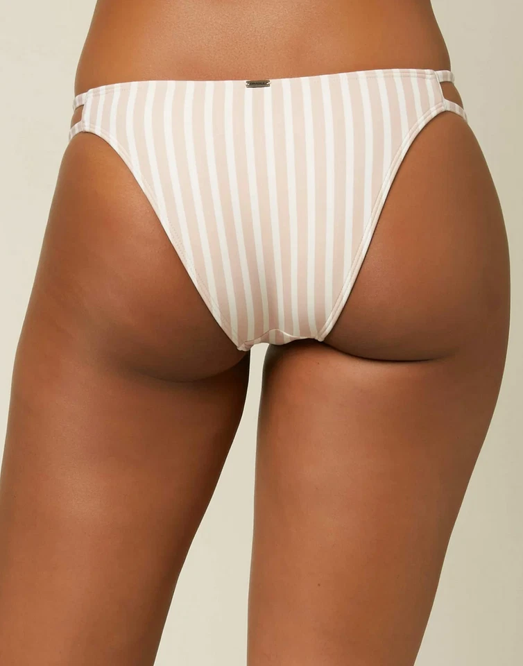 O'NEILL Juniors Cardiff Lilia Полосатые Дерзкие Плавки Бикини XL X-Large Купальники - Изображение 2 из 2