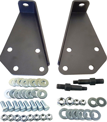 Front Shock Relocation Kit Bolt On Brackets P19 Kit Fits 1966-96 Caprice/Impala