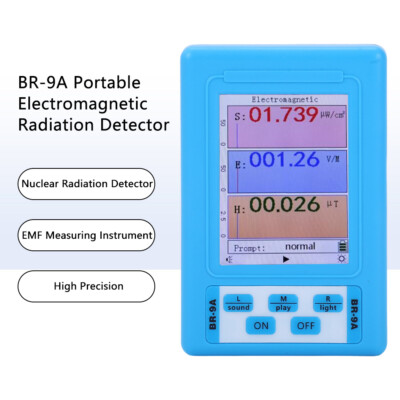 BR-9A Electromagnetic Radiation Detector Tester High Accuracy EMF Monitor Meter