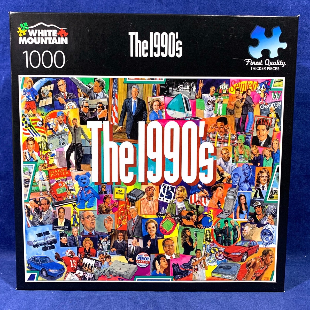 New - THE 1990's - WHITE MOUNTAIN Jigsaw Puzzle - 1000 Piece
