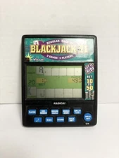 Radica 955 Face-Up 2 Games / Players Blackjack 21 Handheld Electronic Game Works