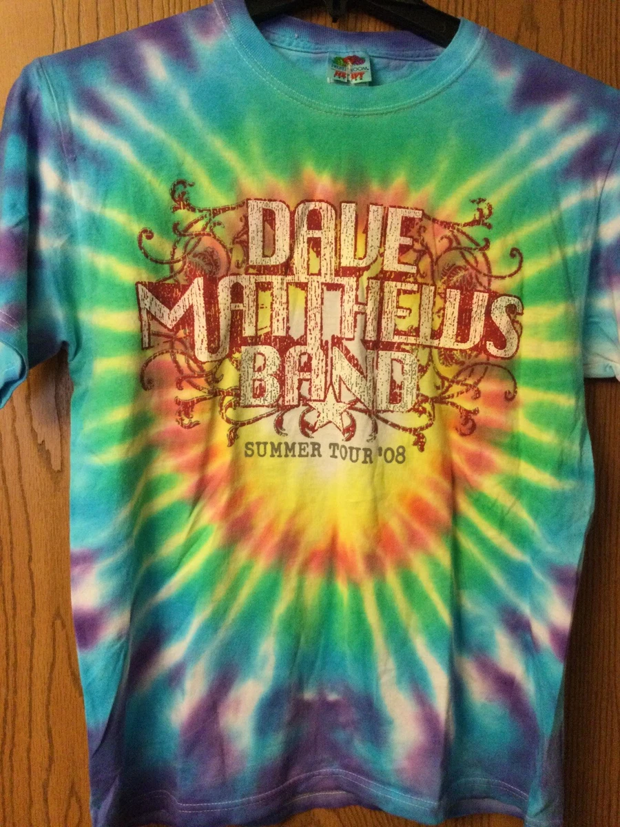 Dave Matthews Band - Summer Tour '08 Tie Dye Shirt. M. | eBay