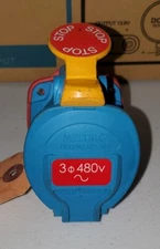 Meltric 63-14043-375-843 DSN20 Plug Receptacle, 3-Phase 480VAC 20A, Type 4X