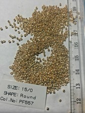 15/0 Purple Gold Silver Copper Toho Seed Beads 10g