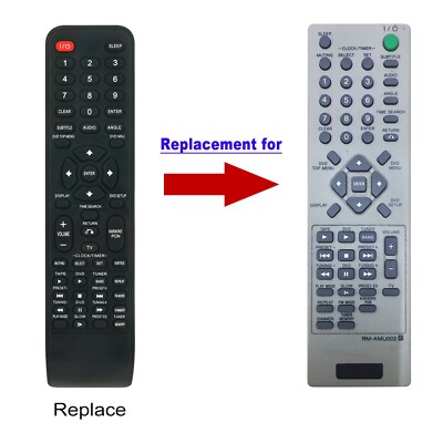 RM-AMU002 Replace Remote for Sony HCD-DV2D HCD-SV2D Micro Hi-Fi