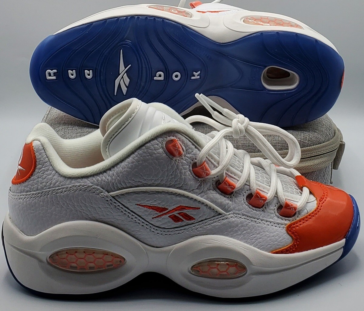 Reebok Question Low GS Allen Iverson Boys Size 6.5 White