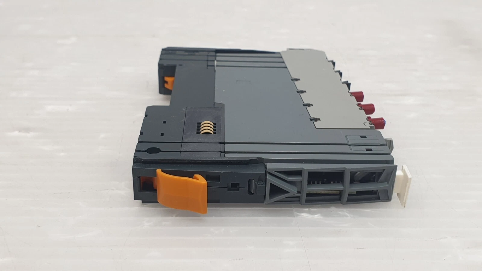 X20BM11 bus module end with orange lever and X20 terminal block