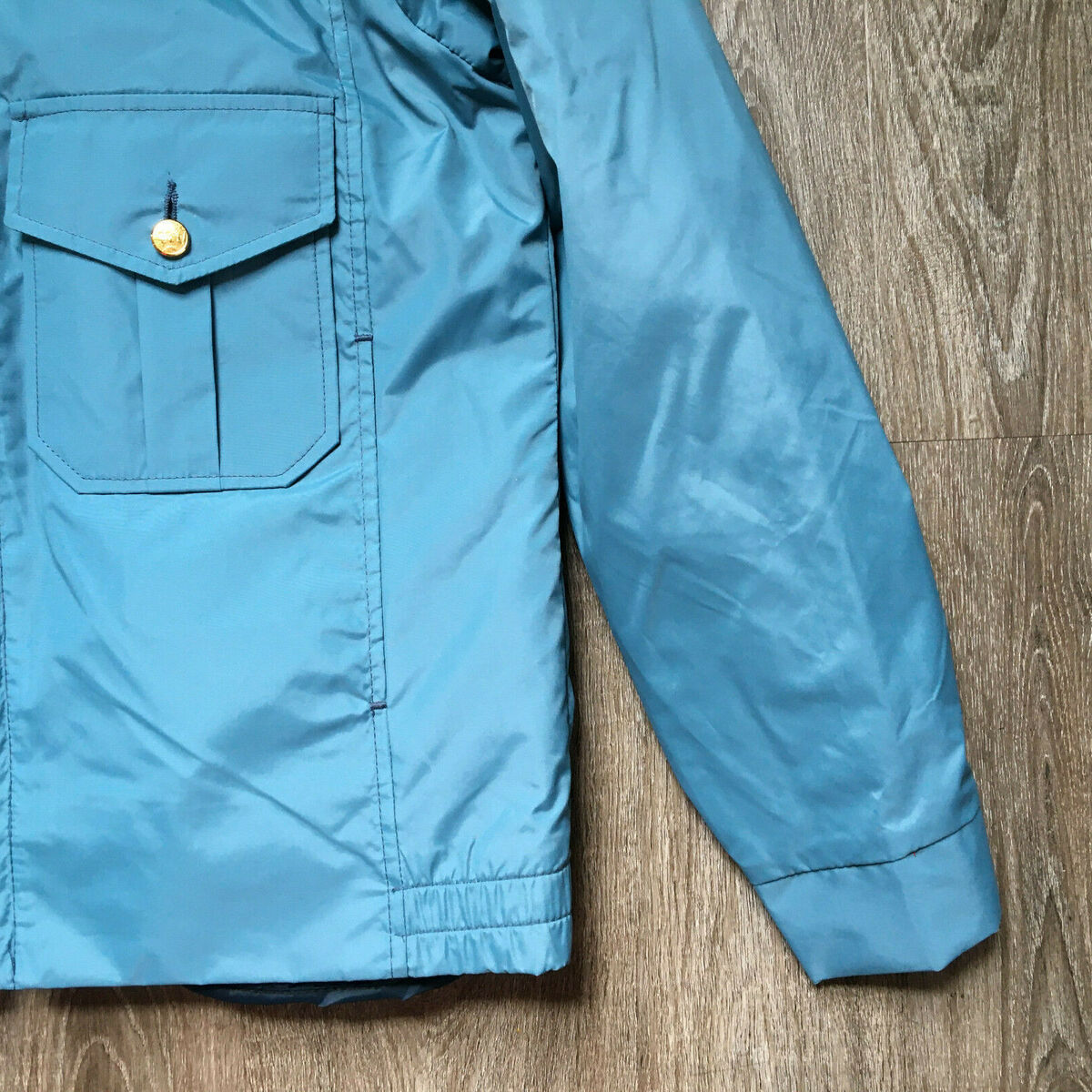 New NOS Vintage 70s 80s Shawl Collar Ski Motorcycle Police New NOS Vintage 70s 80s Shawl Collar Ski Motorcycle Police