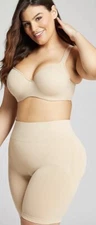 Cacique Level 2 The Slimmer High-Waist SHORT 26/28 Tummy Control Girdle New~Tags