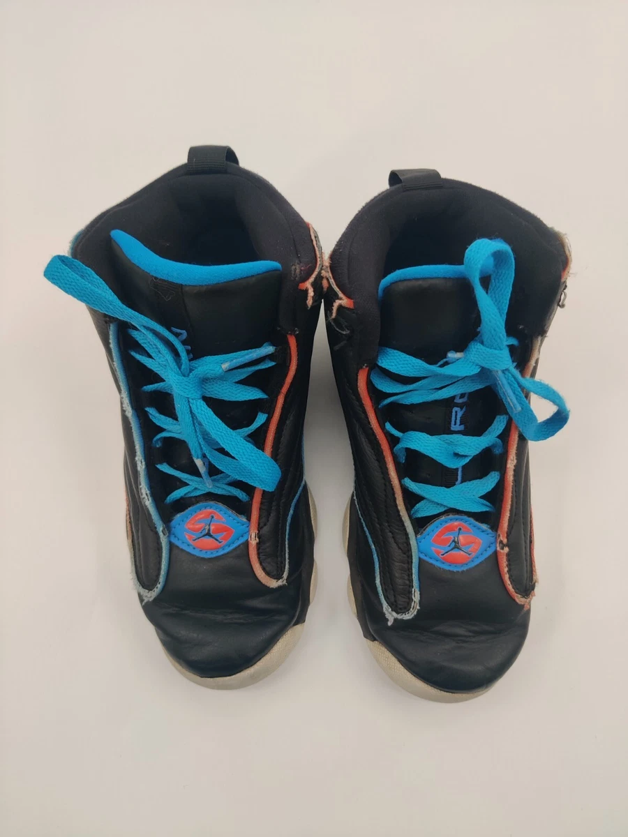 Orange and blue store jordans 13