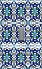 Light Switch Plate Cover with images Floral MEXICAN TALAVERA TILE 2 ii