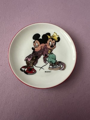 Teller Micky und Minnie Reutter Disney Porzellan Deko Wandteller