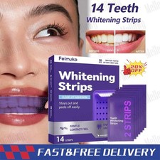Purple Teeth Whitening Strips   Peroxide Free  Enamel-Safe, 14 Count 2026-NEW