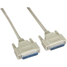 5 Pack of 10Ft DB25 M/M Serial Cable 25C Straight