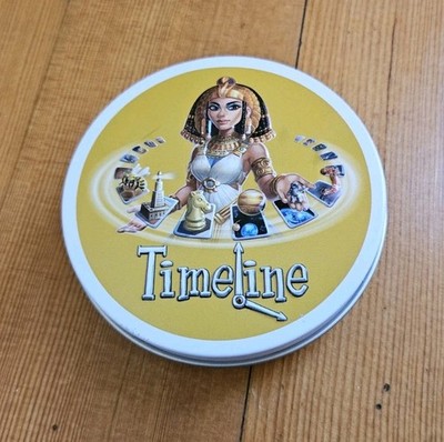 Asmodee Card Game Timeline Complete w Tin History Rare Frederic Henry Classic