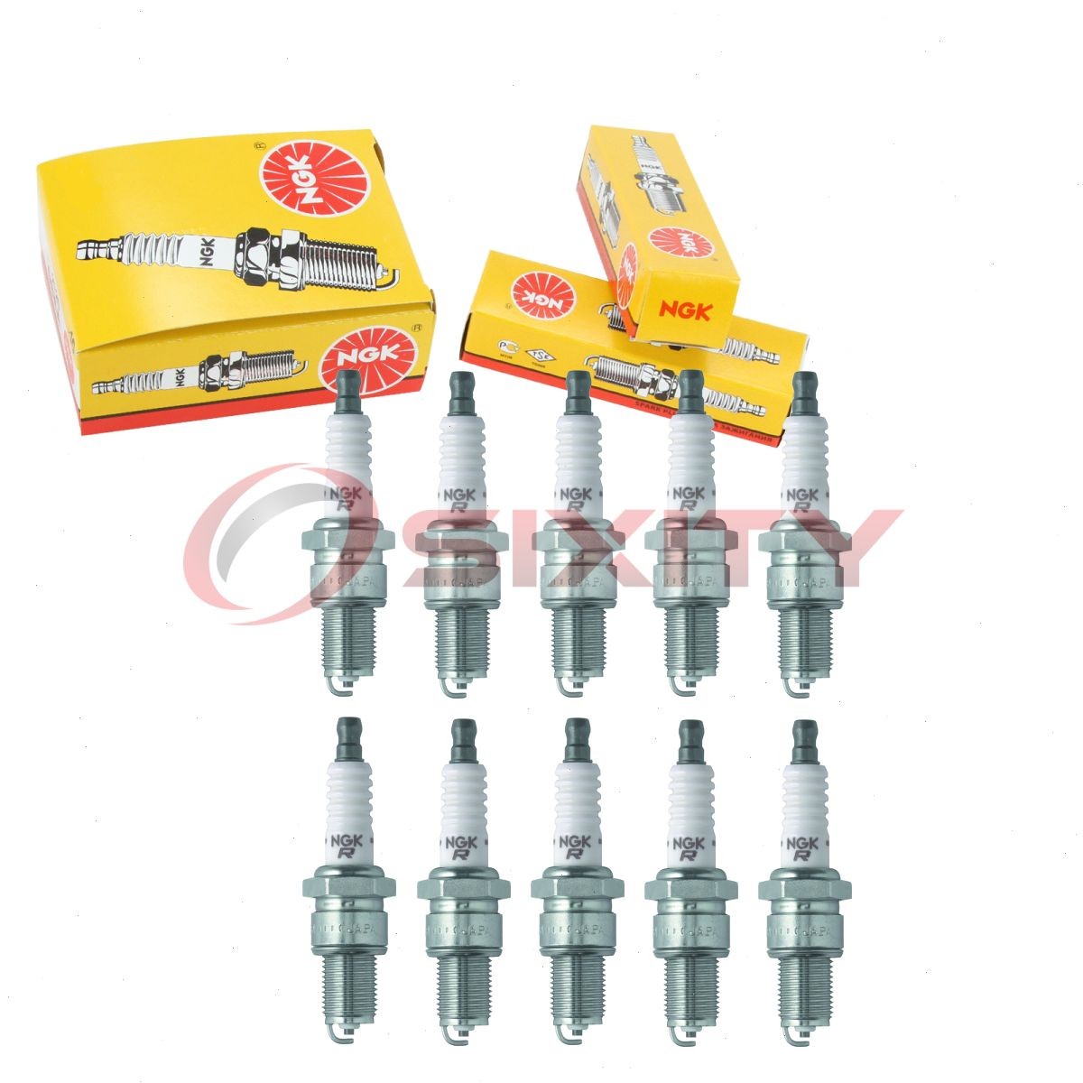 10 pc NGK 7788 BPR9ES Standard Spark Plugs for TY26720 RN57YCC R41XLS 954C xu