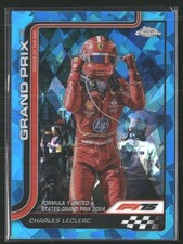 2025 Topps Chrome Sapphire F1 #140 Charles Leclerc GP Driver of the Day