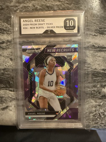 Angel Reese [Ice] #24 2024 Panini Prizm Draft Picks New Recruits card