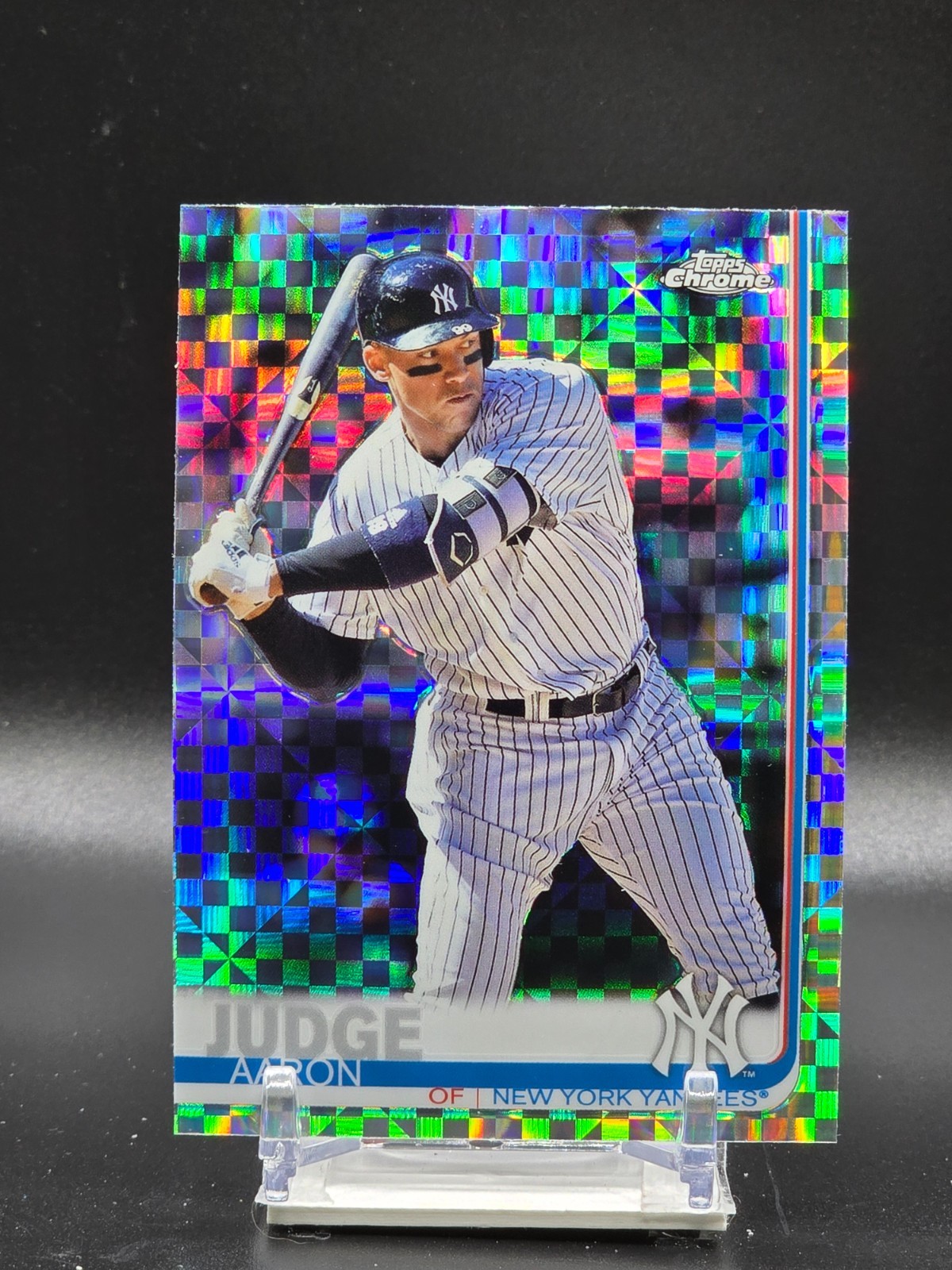 2019 Topps Chrome - Aaron Judge #100 X-Fractor