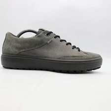 ECCO Soft 7 Tred Leather Gray Men's Size EU 42  Gore-Tex Waterproof Shoes