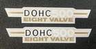 YAMAHA TX500  YAMAHA XS500 SIDE COVER DECALS SET